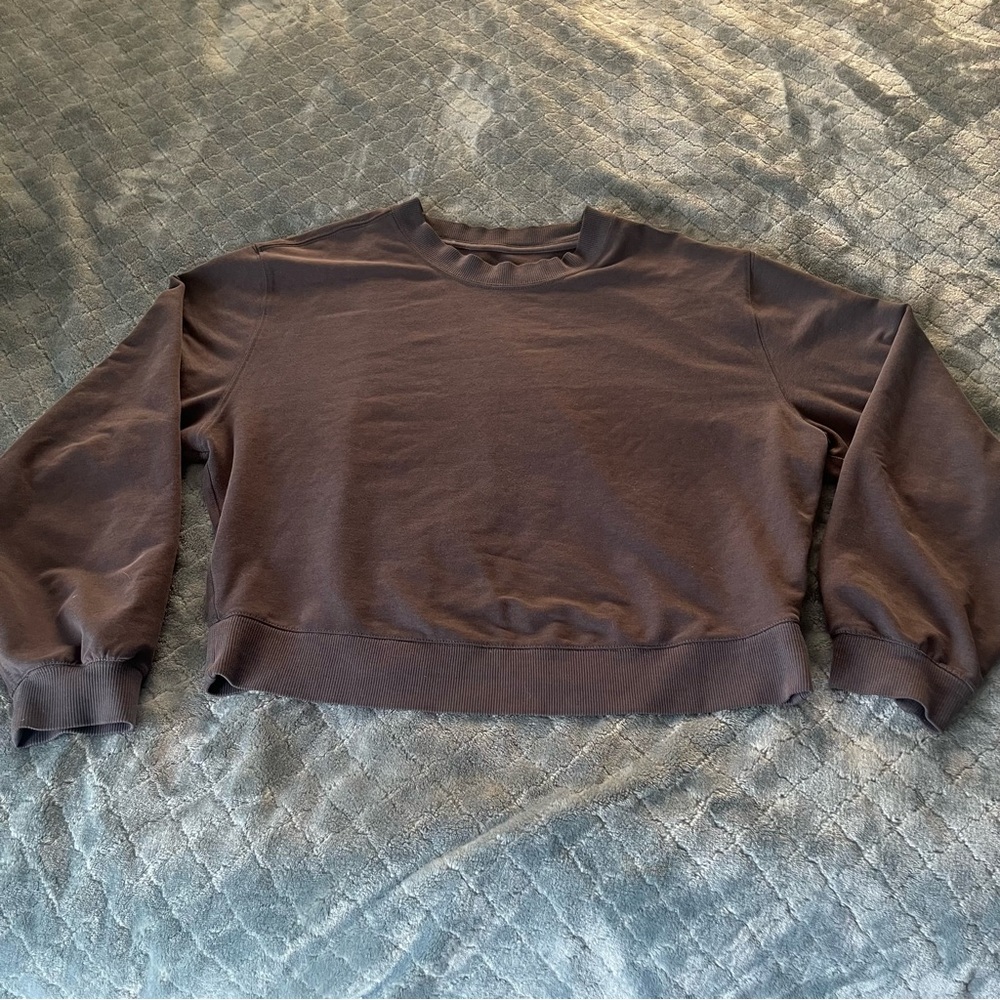 Abercrombie & Fitch Gray Sweatshirt S soft collection